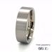 7mm Comfort Fit Brushed Titanium Wedding Ring 360 Video two