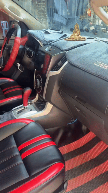 Isuzu Mu-X 2016 7 chỗ Trắng 34.000 km. Mua bán Ô tô tại Quận Sơn Trà Đà Nẵng được đăng bởi A Vẫn hình 1