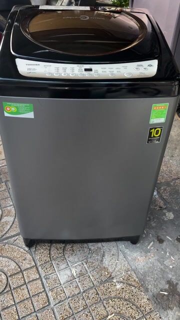 Máy giặt Toshiba cửa trên 10kg Xám. Mua bán Máy giặt tại Quận Tân Phú Tp Hồ Chí Minh được đăng bởi Điện Lạnh Thanh Sang hình 1