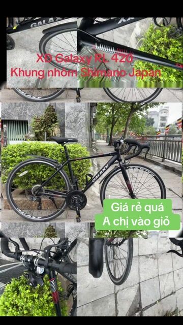 CẦN BABS GALAXY.  ĐUA RL 420’ khung nhôn. shimay. Mua bán Xe đạp tại Huyện Hoài Đức Hà Nội được đăng bởi Lê thiên cường hình 1