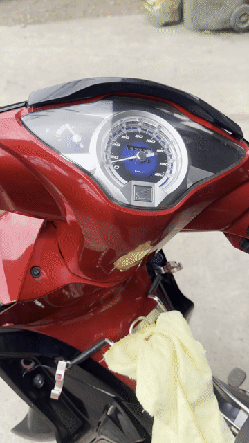 Honda Future Đỏ đen 152734 km. Mua bán Xe máy tại Huyện Bình Chánh Tp Hồ Chí Minh được đăng bởi ly van kha hình 1