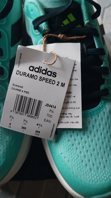 Giày chạy bộ Adidas Duramo Speed 2 Nam. Mua bán Giày dép tại Thị xã Ninh Hòa Khánh Hòa được đăng bởi Min Min hình 1