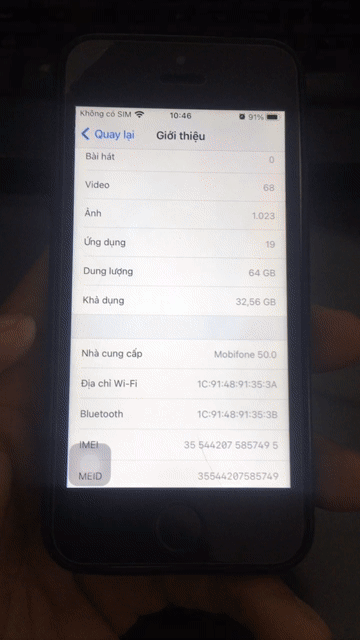 IPhone 5SE 64GB. Mua bán Điện thoại tại Thành phố Dĩ An Bình Dương được đăng bởi Dongart Dinh hình 1