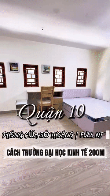 Cho thuê Phòng trọ Quận 10 Tp Hồ Chí Minh diện tích 30 m² giá 7 triệu/tháng
