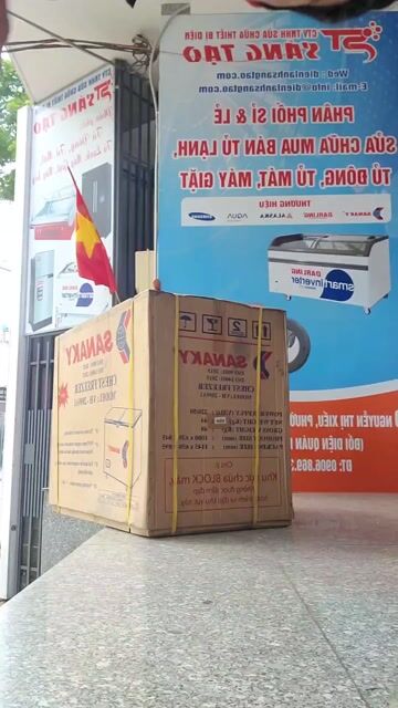 TỦ ĐÔNG SUỐT 1 NGĂN SANAKY 250 lít new giá tốt.. Mua bán Tủ lạnh tại Thành phố Thủ Đức Tp Hồ Chí Minh được đăng bởi Thanh Hải hình 1