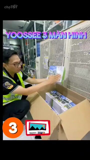 Camera wifi yoosee 3 mắt 3 màn hình xoay 360 độ . Mua bán Máy ảnh, Máy quay tại Quận Tân Phú Tp Hồ Chí Minh được đăng bởi ĐẠI LÝ CAMERA QUAN SÁT hình 1