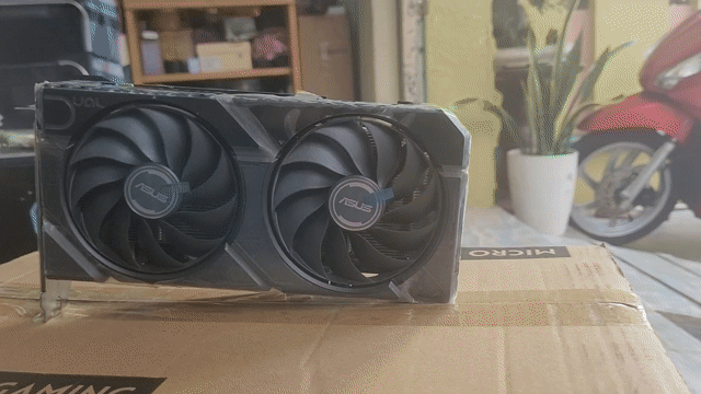 Card đồ họa ASUS DUAL RTX 4060 EVO 8GB. Mua bán Linh kiện (RAM, Card...) tại Huyện Châu Thành An Giang được đăng bởi NQT PC hình 1