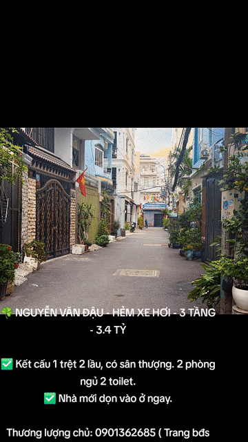 Mua bán Nhà ở Quận Bình Thạnh Tp Hồ Chí Minh diện tích 17 m² giá 3,4 tỷ