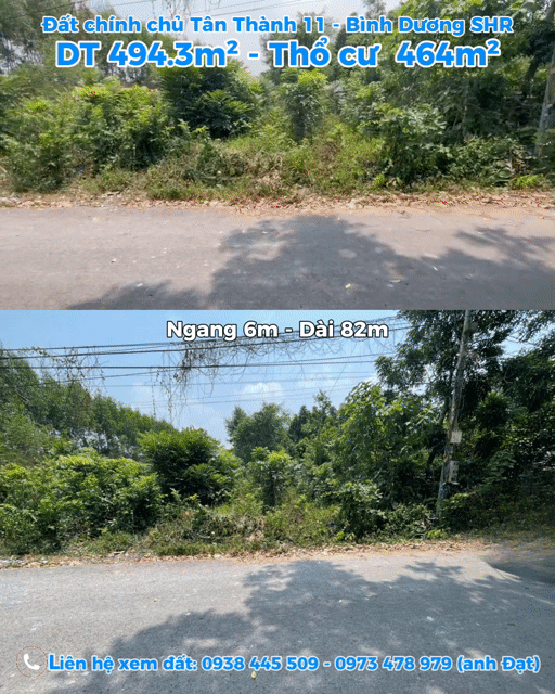 Mua bán Đất Huyện Bắc Tân Uyên Bình Dương diện tích 494.2998 m² giá 5,425 tỷ