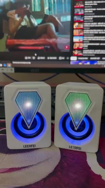 Loa vi tính LEERFEI Trắng Đèn LED. Mua bán Tivi, Âm thanh tại Quận Bình Thạnh Tp Hồ Chí Minh được đăng bởi Quân Kinh doanh YNStore Computer  hình 1
