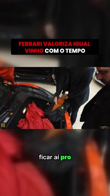 FERRARI VALORIZA IGUAL VINHO COM O TEMPO