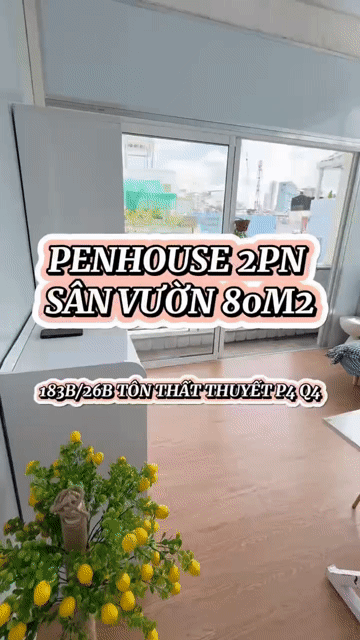 Cho thuê Căn hộ Chung cư Quận 4 Tp Hồ Chí Minh diện tích 80 m² giá 9,2 triệu/tháng