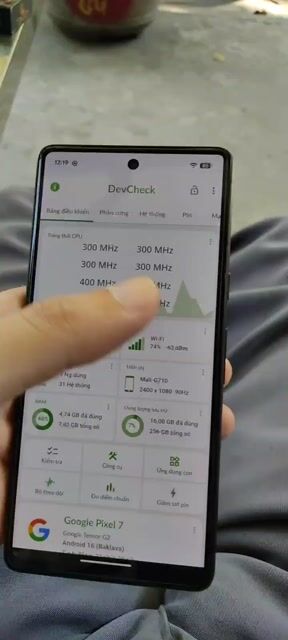 Google Pixel 7 256GB Đen Đã sử dụng. Mua bán Điện thoại tại Quận 7 Tp Hồ Chí Minh được đăng bởi Thành Phan hình 1