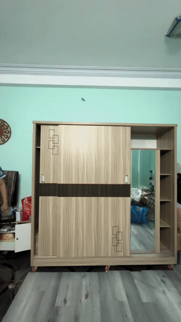 Tủ quần áo gỗ công nghiệp 2m x 2m. Mua bán Tủ, kệ gia đình tại Thành phố Dĩ An Bình Dương được đăng bởi Tên chưa cung cấp hình 1