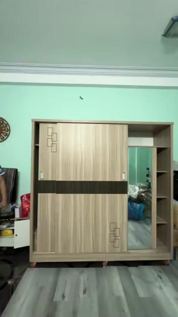 Tủ quần áo gỗ công nghiệp 2m x 2m. Mua bán Tủ, kệ gia đình tại Thành phố Dĩ An Bình Dương được đăng bởi Tên chưa cung cấp hình 1