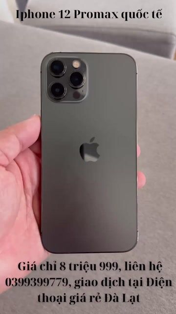 iPhone 12 Pro Max 128GB rin đẹp. Mua bán Điện thoại tại Thành phố Đà Lạt Lâm Đồng được đăng bởi Điện thoại giá rẻ Đà Lạt hình 1