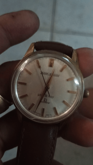 Đh auto Seiko Skyliner,dây da bọc vàng 14k. Mua bán Đồng hồ tại Quận 3 Tp Hồ Chí Minh được đăng bởi Như Quỳnh hình 1