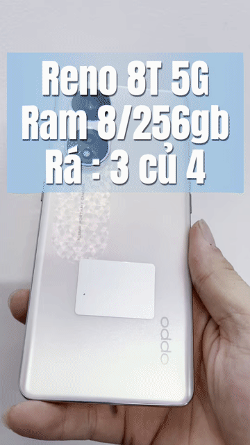 Reno 8T 5G ram 8/256gb. Mua bán Điện thoại tại Quận 4 Tp Hồ Chí Minh được đăng bởi Tuấn hình 1