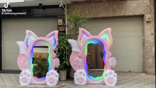 Gương trang trí Cáo LED 7 màu Đen Cam. Mua bán Nội thất, đồ gia dụng khác tại Huyện Bến Lức Long An được đăng bởi Thuý7838 hình 1