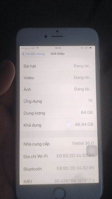 Apple iPhone 6 Plus 64GB Trắng Đã qua sử dụng. Mua bán Điện thoại tại Huyện Kế Sách Sóc Trăng được đăng bởi thu xác điện thoại giá cao tận nơi  hình 1