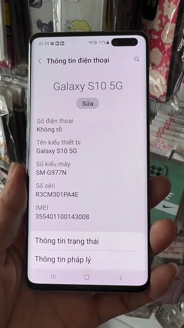 Samsung Galaxy S10 5G 256GB Đen. Mua bán Điện thoại tại Thị xã Tân Uyên Bình Dương được đăng bởi Xuan Duong hình 1