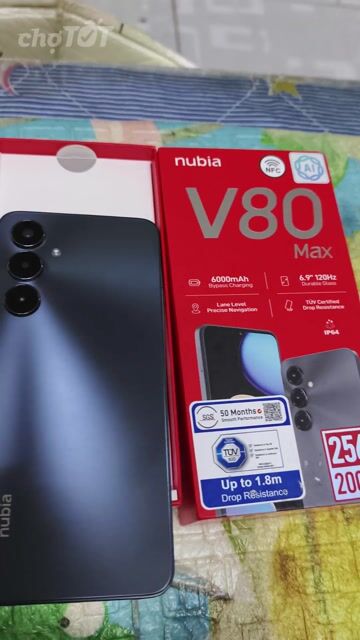 Nubia V80 Max 20/256GB Xám 6000mAh. Mua bán Điện thoại tại Quận 1 Tp Hồ Chí Minh được đăng bởi Toàn thắng sĩ mobi hình 1