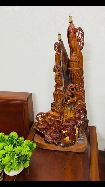 Tiểu cảnh xông trầm Gỗ Nâu. Mua bán Cây cảnh, đồ trang trí tại Huyện Đông Anh Hà Nội được đăng bởi Đức Hậu hình 1