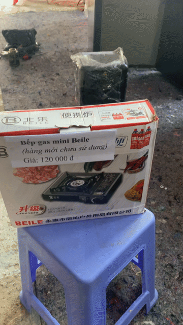 Bếp ga mini BEILE Đen Nhỏ gọn. Mua bán Bếp, lò, đồ điện nhà bếp tại Huyện Bình Chánh Tp Hồ Chí Minh được đăng bởi Võ Luyến hình 1