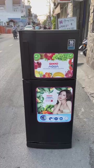 Tủ lạnh Sanyo Aqua Đen. Mua bán Tủ lạnh tại Huyện Hóc Môn Tp Hồ Chí Minh được đăng bởi ĐỨC TRỌNG hình 1