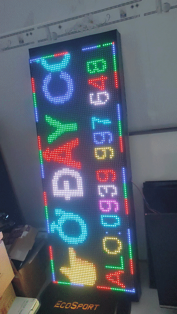 Bảng LED quảng cáo Wifi 50x1m4. Mua bán Đồ chuyên dụng, Giống nuôi trồng tại Huyện Châu Thành Kiên Giang được đăng bởi tha nguyễn  hình 1