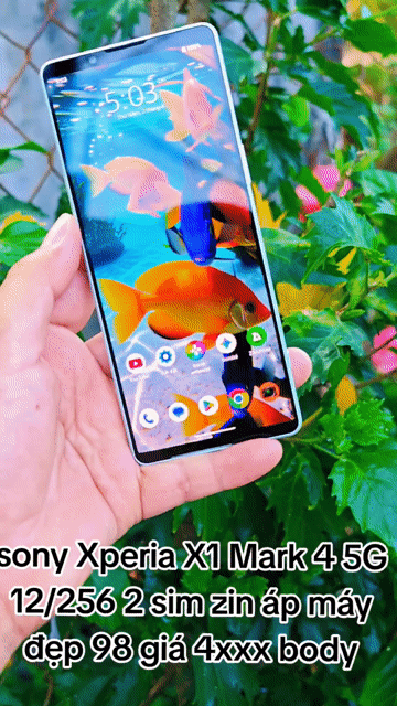 Sony Xperia X1 Mark 4 5G 12/256 2 sim zin áp. Mua bán Điện thoại tại Thành phố Mỹ Tho Tiền Giang được đăng bởi LH Max Dilys hình 1