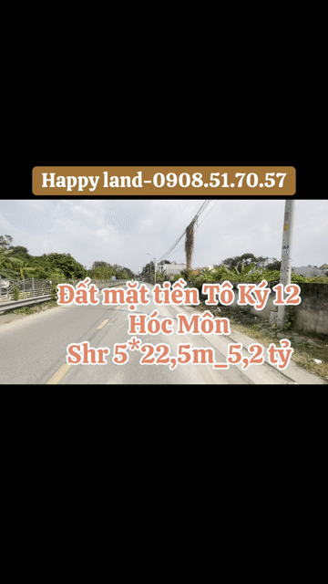 Mua bán Đất Huyện Hóc Môn Tp Hồ Chí Minh diện tích 112 m² giá 4,5 tỷ