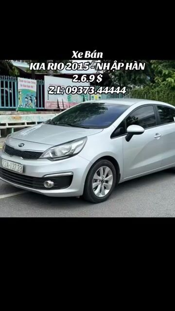 Kia Rio 2015 1.4 AT Số tự động Sedan - 87000 km. Mua bán Ô tô tại Thành phố Dĩ An Bình Dương được đăng bởi Phương Trâm  hình 1