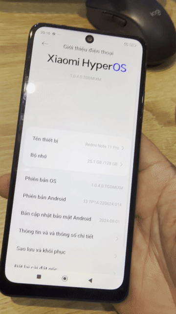 Xiaomi Redmi Note 11 Pro 128GB Xanh. Mua bán Điện thoại tại Quận Phú Nhuận Tp Hồ Chí Minh được đăng bởi Thanh nam hình 1