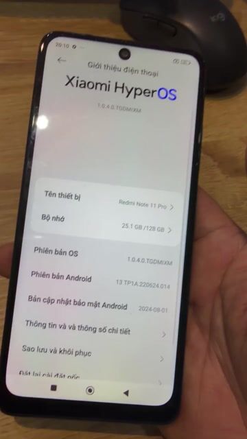 Xiaomi Redmi Note 11 Pro 128GB Xanh. Mua bán Điện thoại tại Quận Phú Nhuận Tp Hồ Chí Minh được đăng bởi Thanh nam hình 1