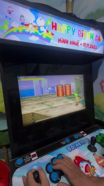 Máy game thùng Arcade 2 người sắc nét. Mua bán Thiết bị chơi game tại Quận Tân Bình Tp Hồ Chí Minh được đăng bởi Nguyễn Triệu hình 1