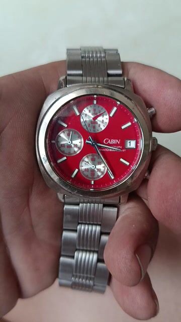 CABIN Chronograph Đỏ Nam. Mua bán Đồng hồ tại Huyện Hóc Môn Tp Hồ Chí Minh được đăng bởi An Khang hình 1