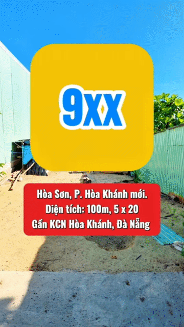 Mua bán Đất Huyện Hòa Vang Đà Nẵng diện tích 100 m² giá 990 triệu
