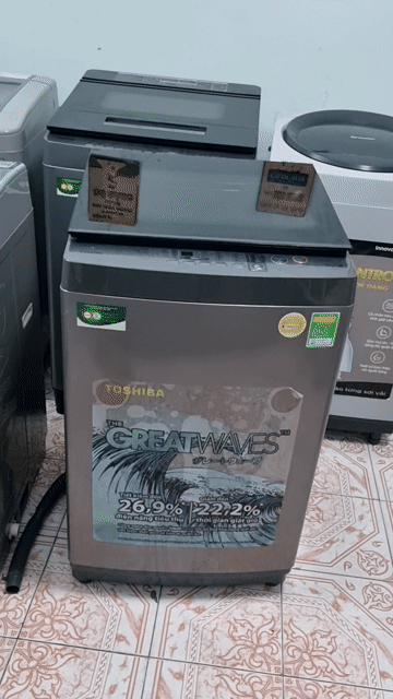 Thanh lý Máy giặt Toshiba 9kg chạy tốt có ship. Mua bán Máy giặt tại Quận 7 Tp Hồ Chí Minh được đăng bởi Pi trần hình 1