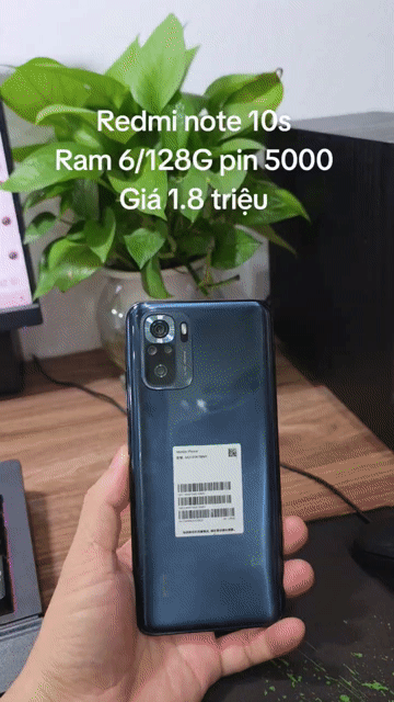 Redmi Note 10S 6GB/128GB zin mượt pin khỏe. Mua bán Điện thoại tại Quận Hà Đông Hà Nội được đăng bởi Shop Điện Thoại Cũ Zin hình 1
