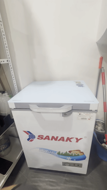 Tủ đông Sanaky VH-1599HYK 100 lít Trắng. Mua bán Tủ lạnh tại Quận Đống Đa Hà Nội được đăng bởi thanh thuỷ hình 1