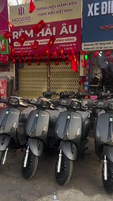 Xe máy điện Việt Nhật Vespa 2026 mới 100%. Mua bán Xe máy tại Quận Cầu Giấy Hà Nội được đăng bởi Xe Điện 257 Hoàng Quốc Việt  hình 1