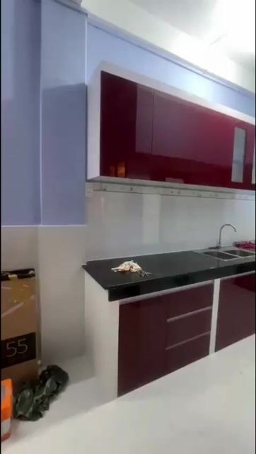 Tủ bếp Nhựa đặc Acrylic có khung bê tông. Mua bán Tủ, kệ gia đình tại Huyện Hóc Môn Tp Hồ Chí Minh được đăng bởi Nguyên tủ bếp nhựa ECOPLAST hình 1
