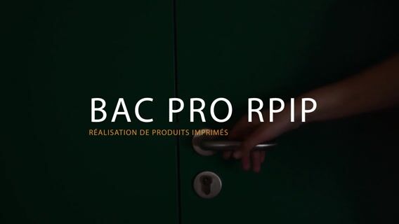 Vidéo promotionnelle formation RPIP ( Réalisation de Produits Imprimés et Plurimédia )