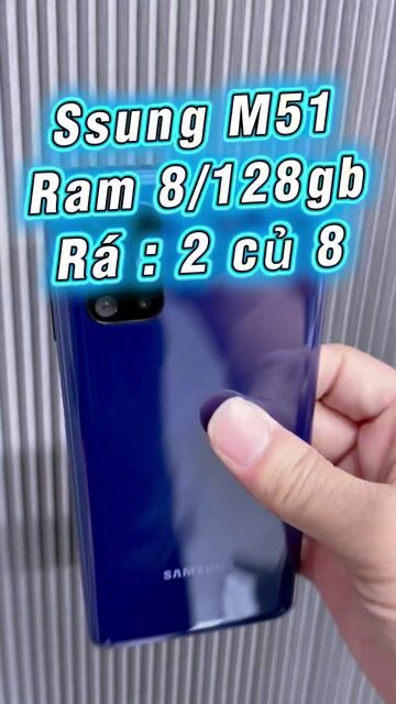 Samsung M51. Mua bán Điện thoại tại Quận 4 Tp Hồ Chí Minh được đăng bởi Tuấn hình 1