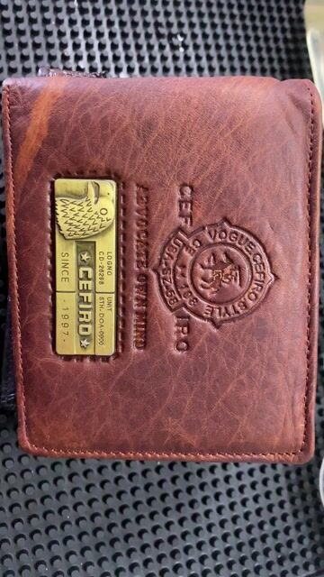 Ví da Cefiro Nam Da Nâu. Mua bán Túi xách tại Thành phố Mỹ Tho Tiền Giang được đăng bởi Shop Da Thật hình 1