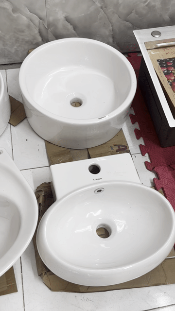 Chậu rửa mặt Viglacera Sứ Trắng Mới. Mua bán Thiết bị vệ sinh, nhà tắm tại Quận 1 Tp Hồ Chí Minh được đăng bởi Thiết Bị Vệ Sinh Nhà Bếp Kim Cương hình 1