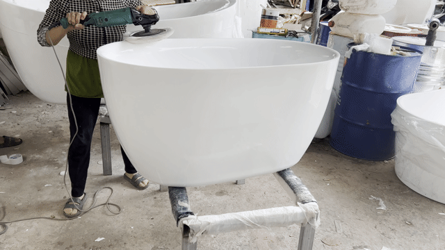 Bồn Tắm Oval kích thước 1m2 - 1m3 -1 m4. Mua bán Thiết bị vệ sinh, nhà tắm tại Huyện Hóc Môn Tp Hồ Chí Minh được đăng bởi Xưởng Bồn Tắm Minh Châu hình 1