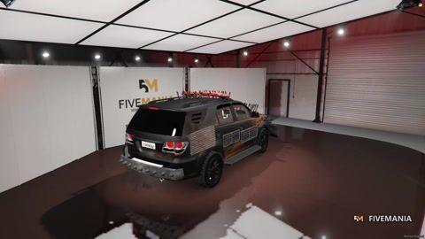 FIVEM Garradeic | Post-Apocalyptic SUV [Unbadged] Add-On | Custom Armor | Spikes | Working Lights | Front Plow | Optimized | Fivem Ready | High Quality, video preview