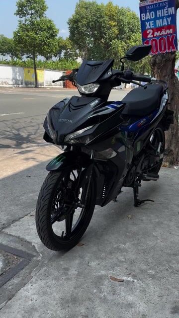 Yamaha Exciter 155 2021 Đen xanh. Mua bán Xe máy tại Thị xã Bến Cát Bình Dương được đăng bởi xe máy trả góp tín nghĩa  hình 1